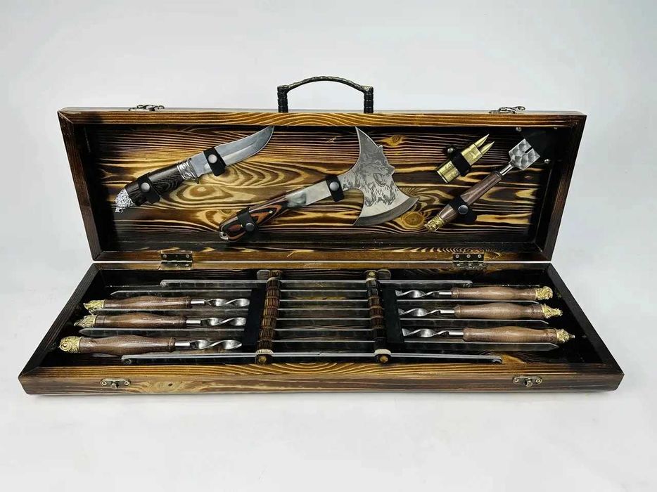 Подарункові шампури в кейсі Вражаючий презент для хлопця