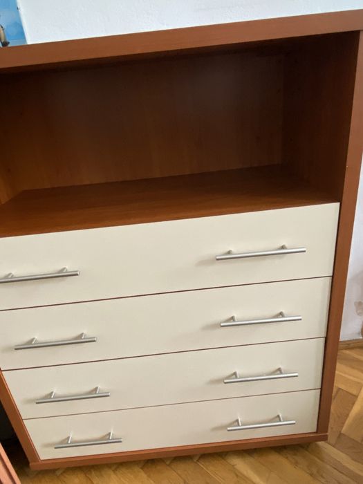 Zestaw mebli, komoda stolik Rtv,witryna  Wajnert