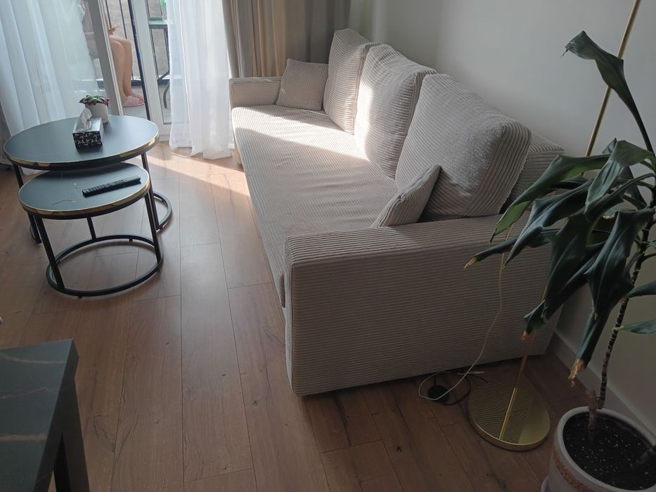 Sofa rozkładana z możliwością spania