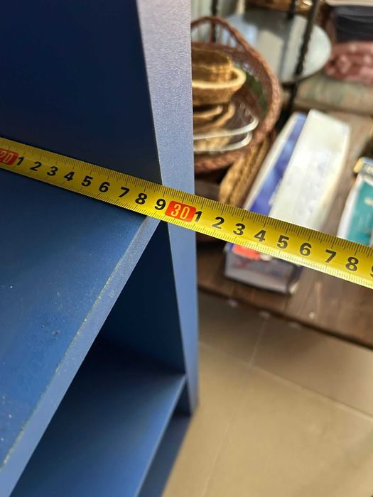 Estante ou divisória cubo, azul 65€