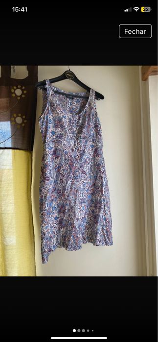 Vestido de seda da Massimo Dutti