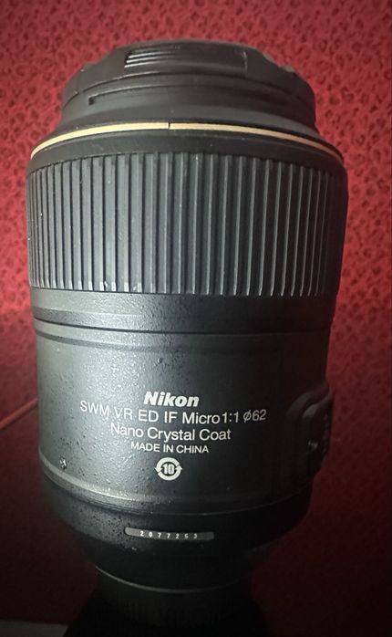 Nikon AF-S VR Micro-Nikkor 105mm f/2.8G IF-ED – Excelente estado
