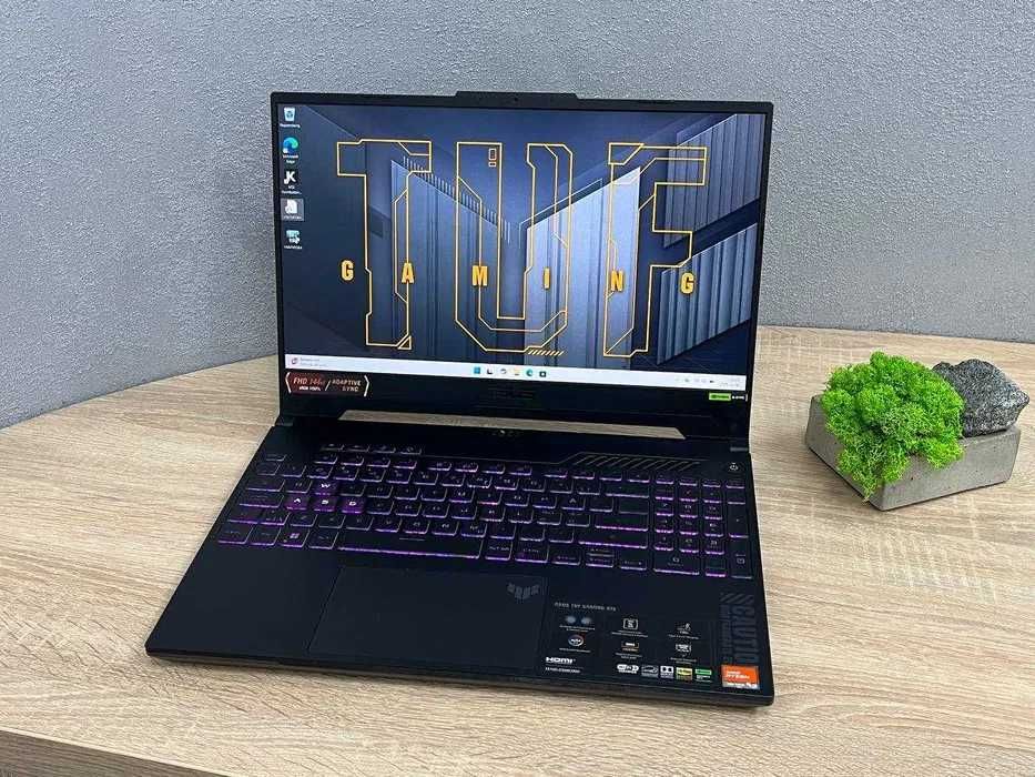 Ігровий ноут Asus Tuf Gaming A15 FA507XI 15.6" 144Hz/AMD RYZEN 9-7940HS (8ядер)/RTX 4070 8Гб/16Gb DDR5/1TB SSD/Ідеал/як Новий/Львів/ссд/Асус Туф/Метал