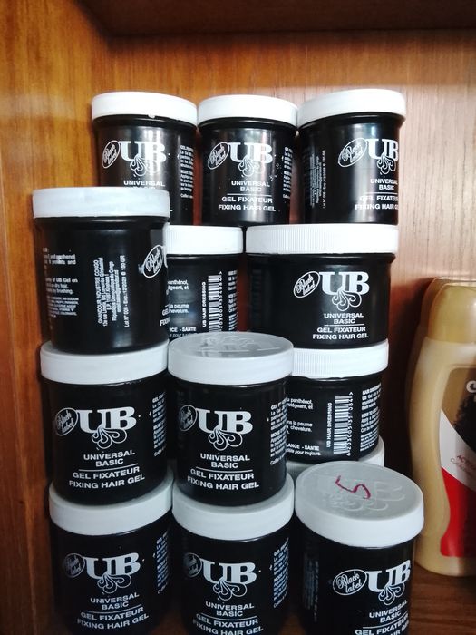 Gel preto para cabelo 250g