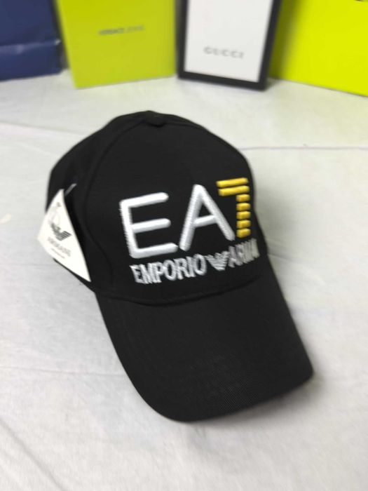 Czapka z daszkiem unisex Emporio Armani kolory EA7 regulowana damska męska