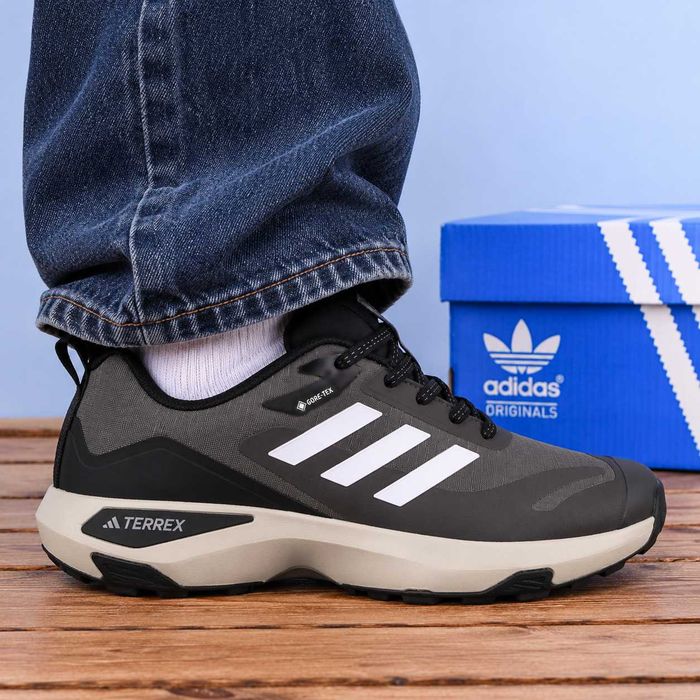 (2461) Термо осінь-зима Adidas Terrex Anylander Кросівки сірі (41-45) адідас