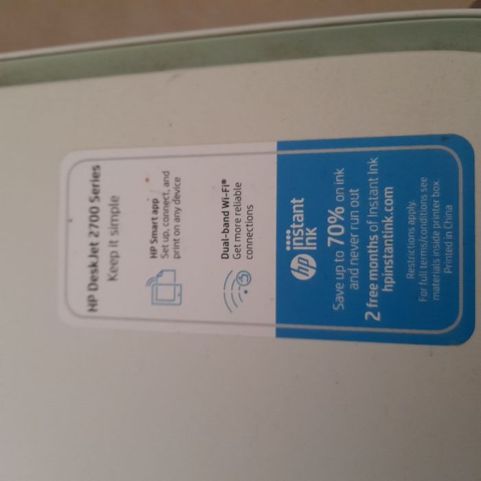 Impresora hp 2722