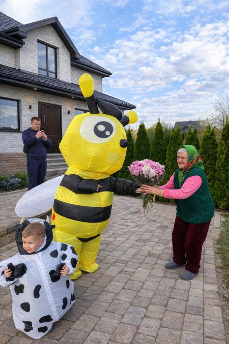 Надувний костюм бджілки