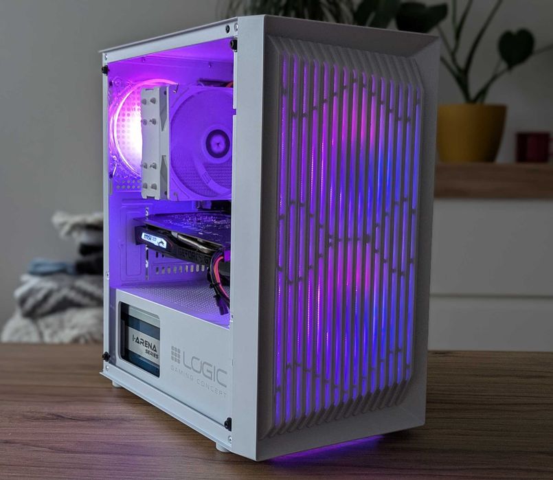 Komputer Gamingowy | Intel Core i7 | NVIDIA GeForce GTX | 16GB RAM | 680GB HDD+SSD | Biały ARGB