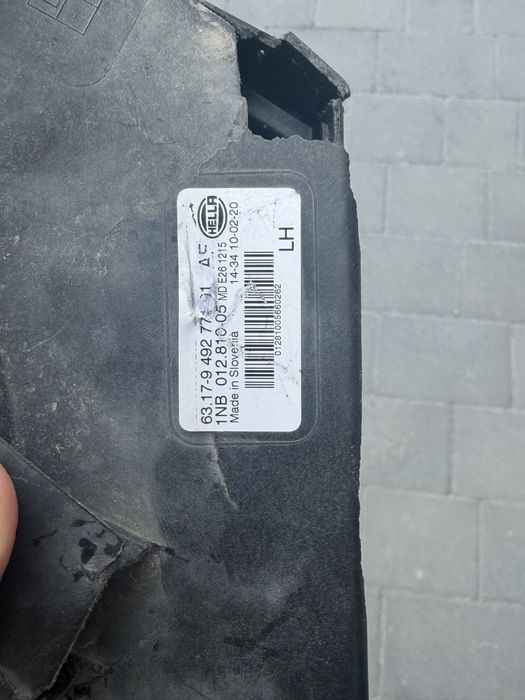Протитуманна фара БМВ х3 g01. Ліва