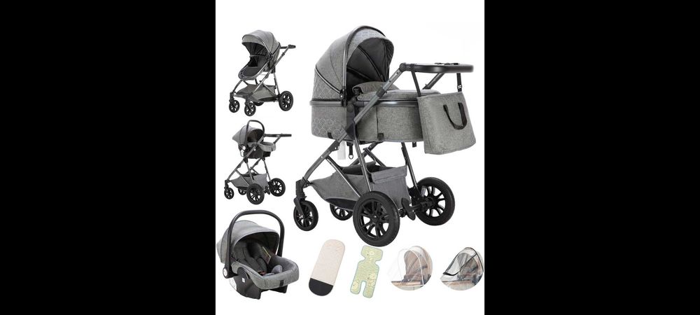 Carrinhos de bebê 3 em 1 novos, portes grátis