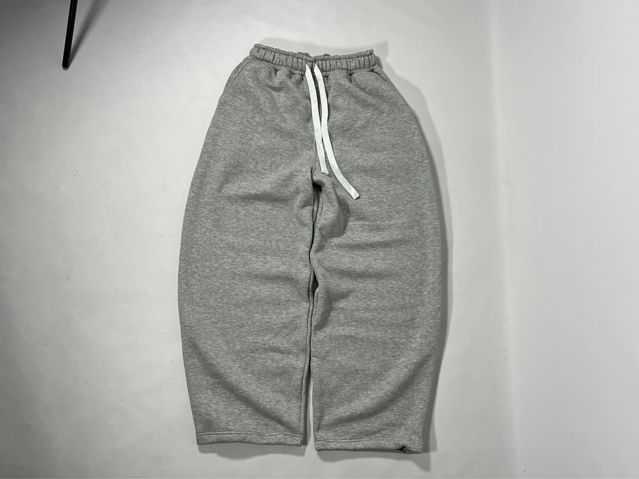 Широкі базові сірі спортивні штани baggy беггі штани