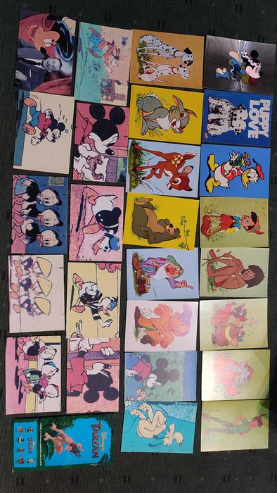 17 Postais da Disney - Não circulados