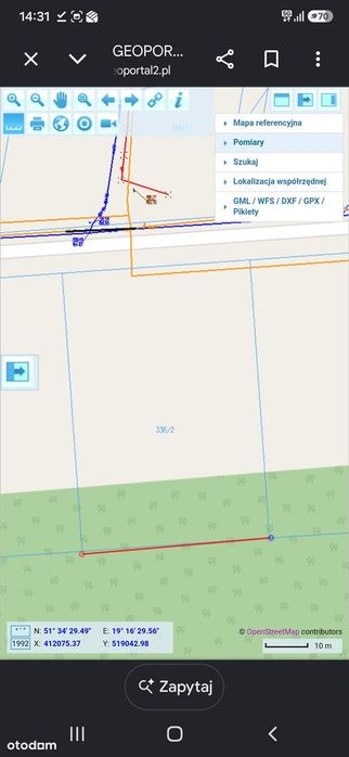Działka budowlana 3003 m² – Brogi, gm. Dobroń