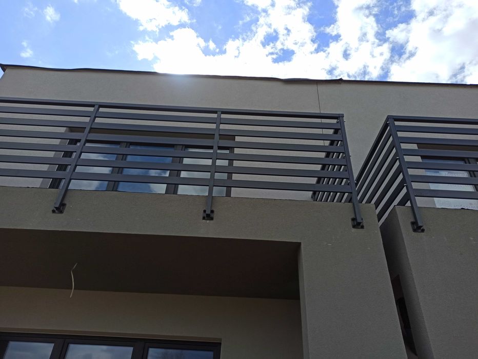 Balustrada balkonowa stalowa ocynk+ral