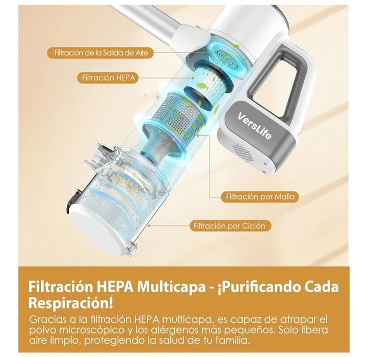 Aspirador sem fios, recarregável **C/ Garantia**