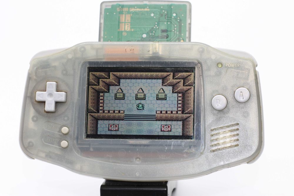 Game Boy Advance Crystal | Ekran IGŁA | Model AGB-001 | Sprawny