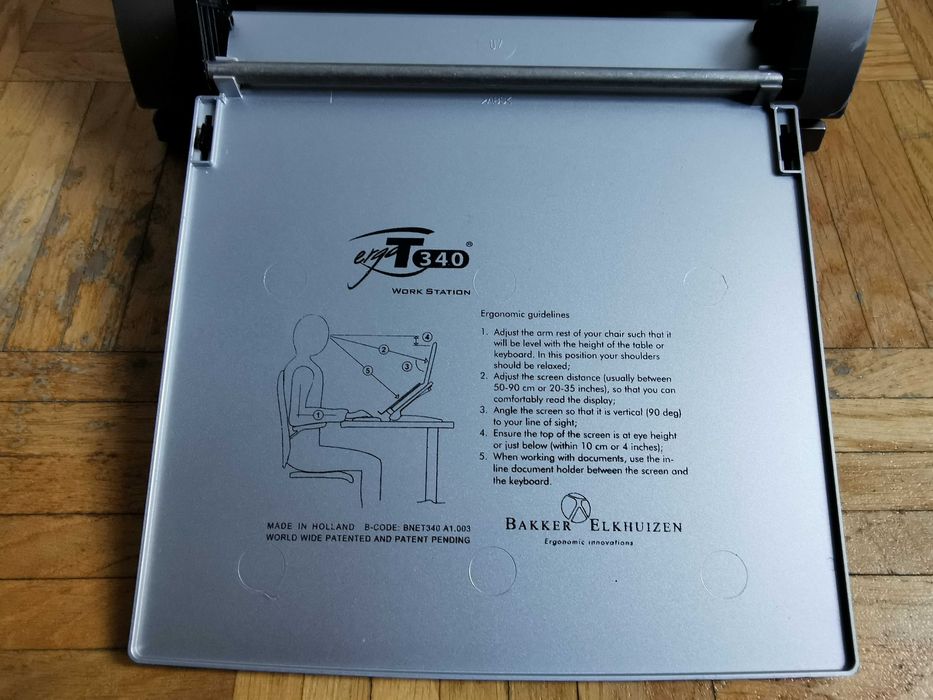 Ergonomiczna Podstawka pod laptopa Bakker & Elkhuizen Ergo T340