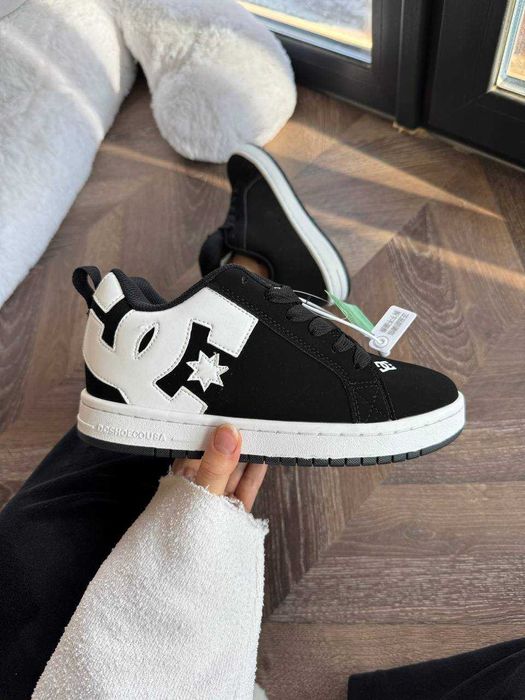 SALE! DC Shoes Court Graffik Black/White 36 37 38 39 40 41 42 43 44 45