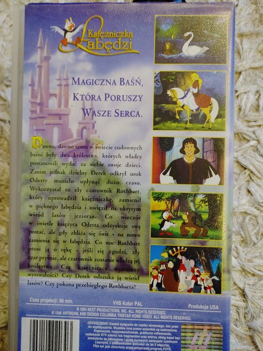 Księżniczka Łabędzi VHS