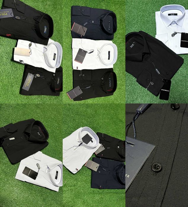 Koszula męska mały znaczek Ralph Lauren armani eleganckie Premium