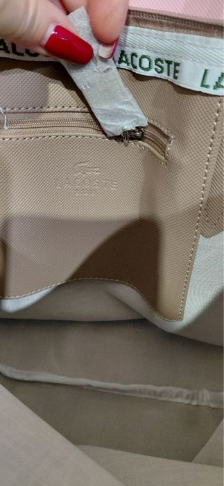Сумка шопер Lacoste, тоут у кольорах