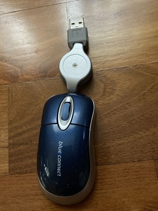 Mini myszka kabel USB