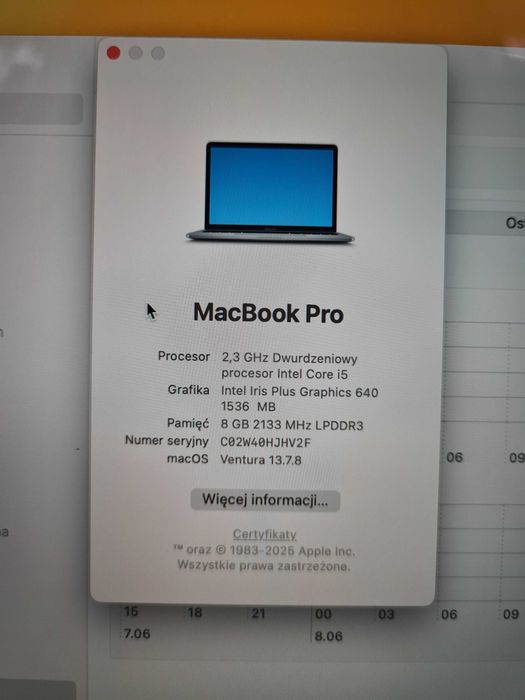 MacBook Pro, 13.3", 8GB