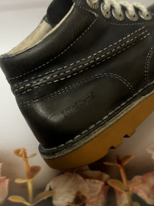 Шкіряні чоботи весняні/осінні KicKers