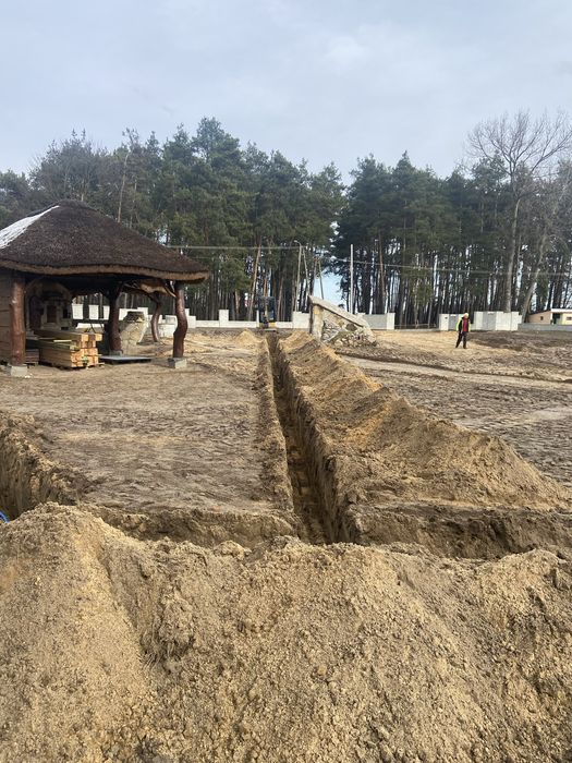 Usługi minikoparką, usługi wywrotką 4t. Plus wiertnica