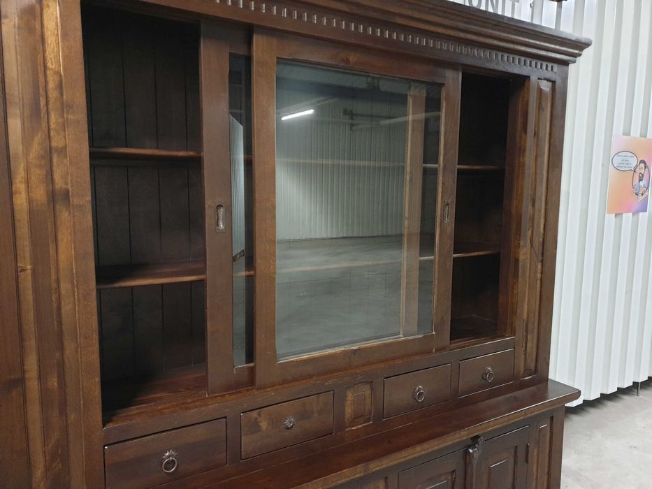 Witryna kredens biblioteczka kolonialna Palisander Indyjski. Dostawa.