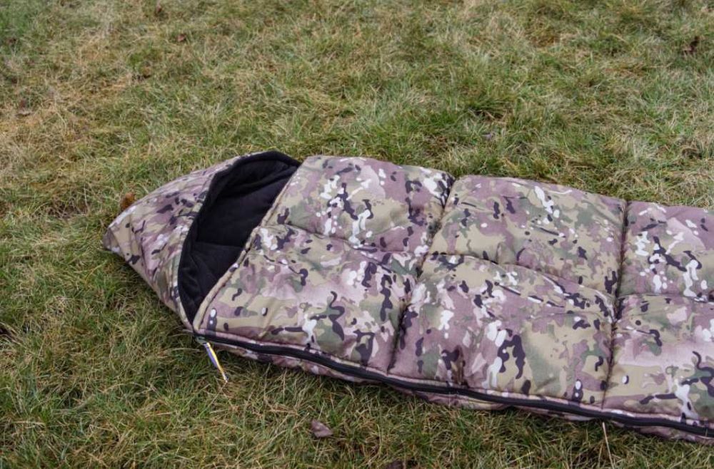 Военный демисезонный спальник ВСУ армейский спальный мешок без флиса
