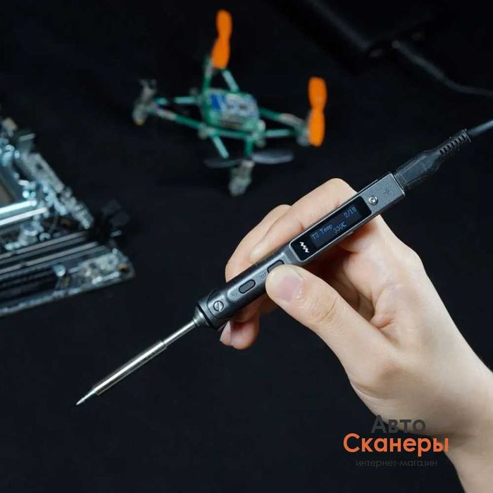 Электрический паяльник MiniWARE TS101 (65-90 Ватт)