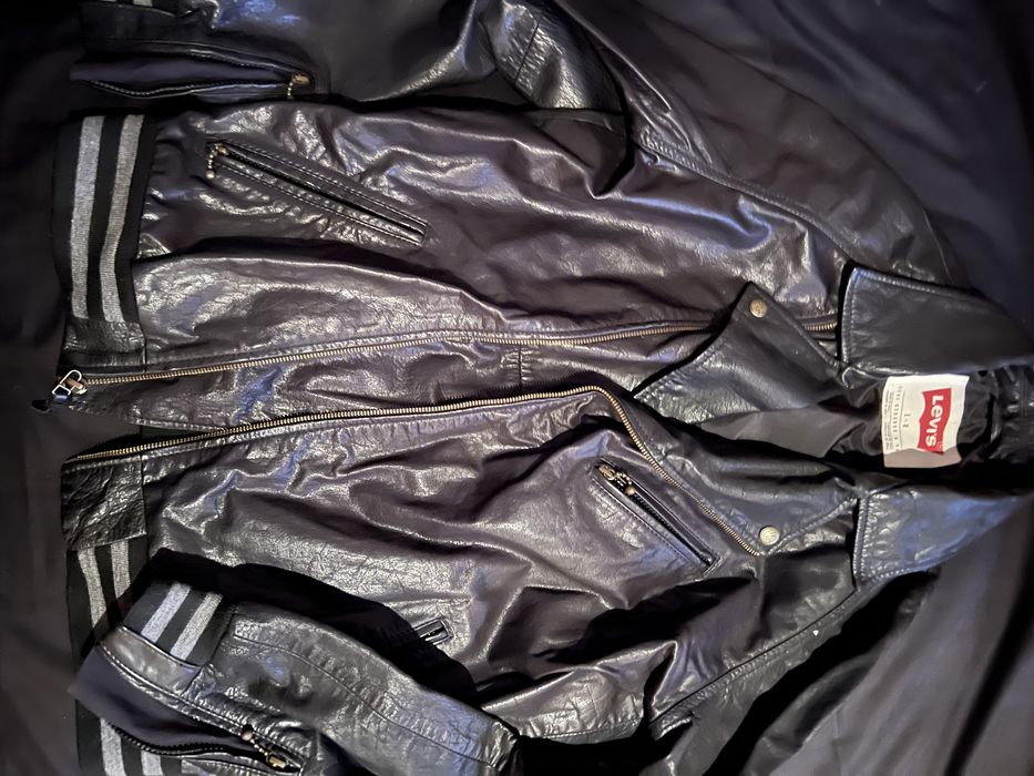 Blusão de pele Levi’s preto