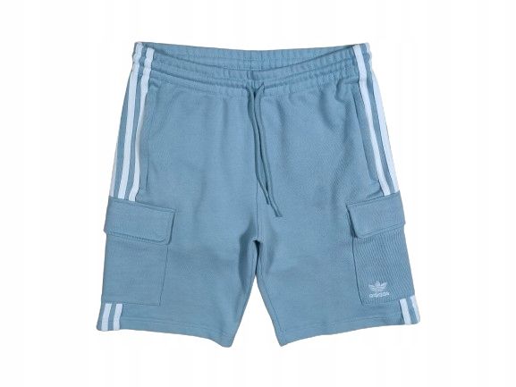 ADIDAS Spodenki Cargo 3 Paski Bawełniane Logowane r. S/M