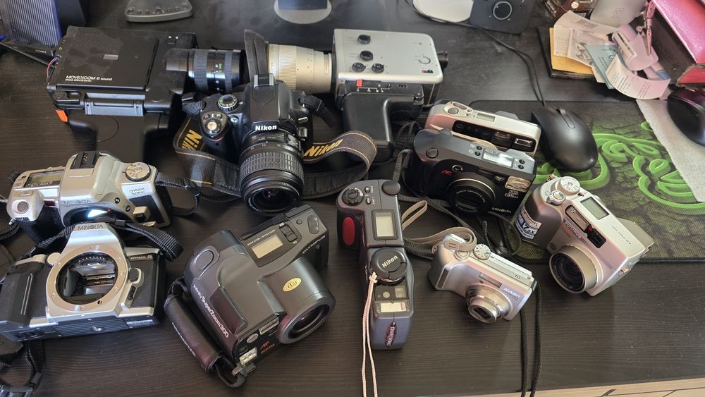 Фотоаппараты Nikon Olimpus Minolta Braun