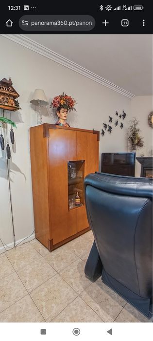 Moveis sala - Garrafeira em madeira