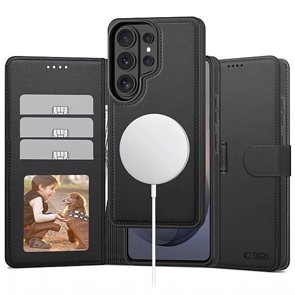 Tech-Protect Wallet Magsafe Galaxy S26 Ultra Matte Black