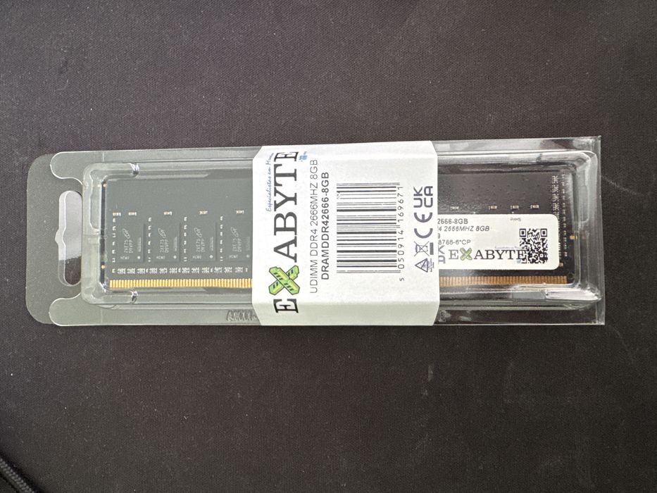 Memória RAM EXABYTE 8GB DDR4 2666MHz Nova Selada