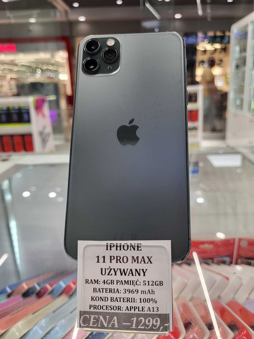 Iphone 11 Pro Max 512GB Bat 100% Telakces Felicity *Raty 0%