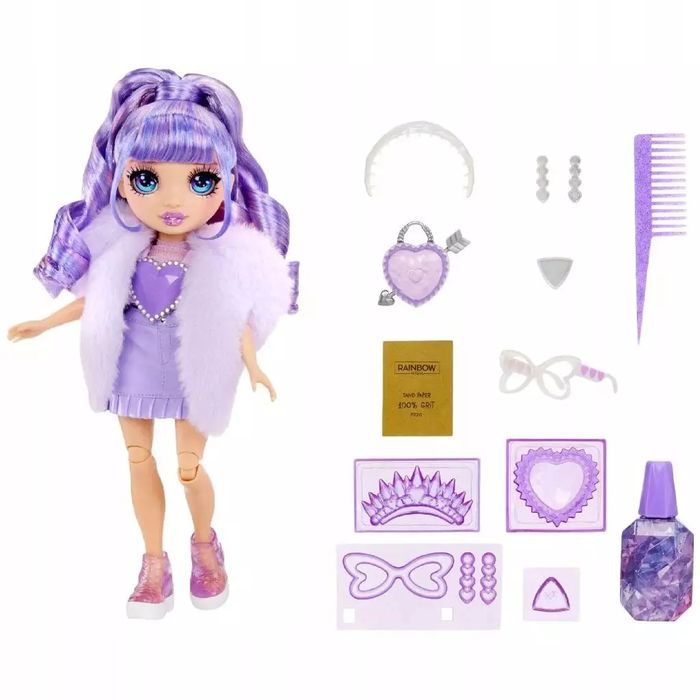 Rainbow High. Creative Crystals. Violet. Mga. Nowy Produkt