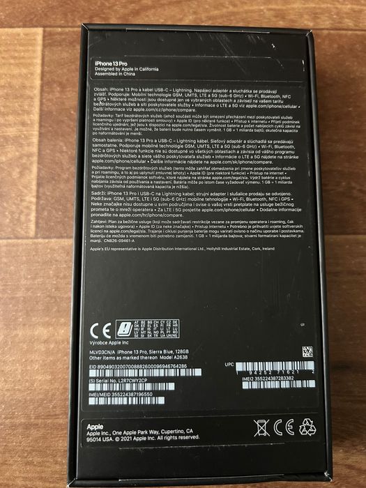 iPhone 13 Pro, Sierra Blue, 128GB