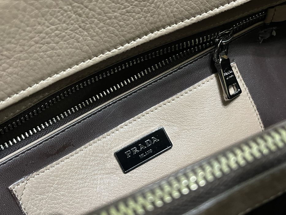 Prada Saffiano Cuir Twin Tote сумка жіноча з натуральної шкіри