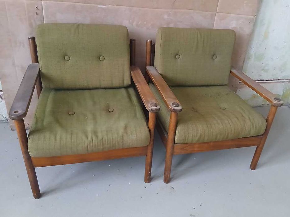 Fotele PRL fotel retro
