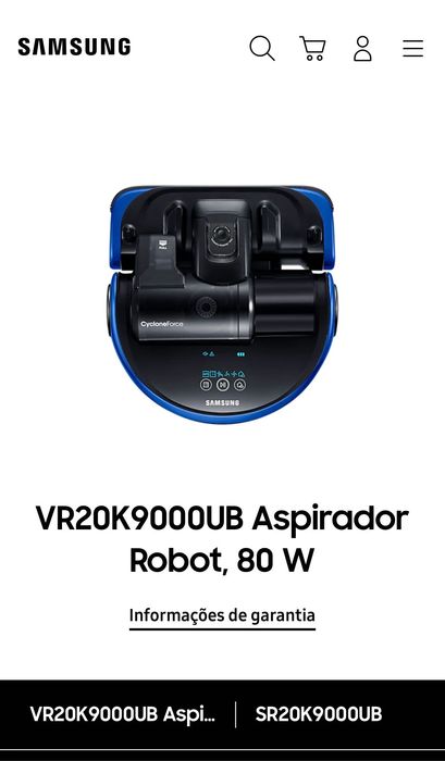 Aspirador Inteligente Samsung