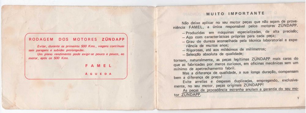 Manual Original Zundapp