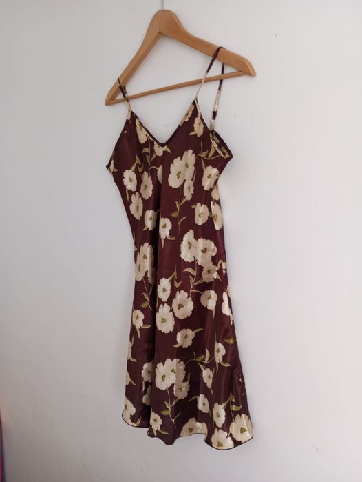 Vestido/Camisa de dormir 100% Seda