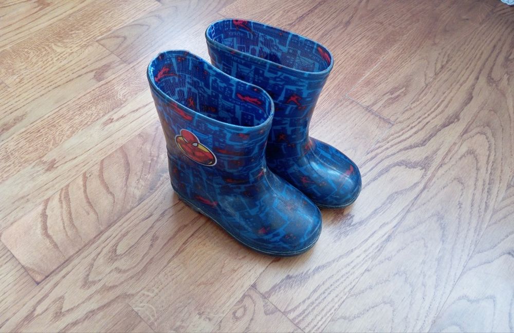 Дитяче взуття Tru Trussardi 21р,чобітки зимові 15,5см,резин.чоботи