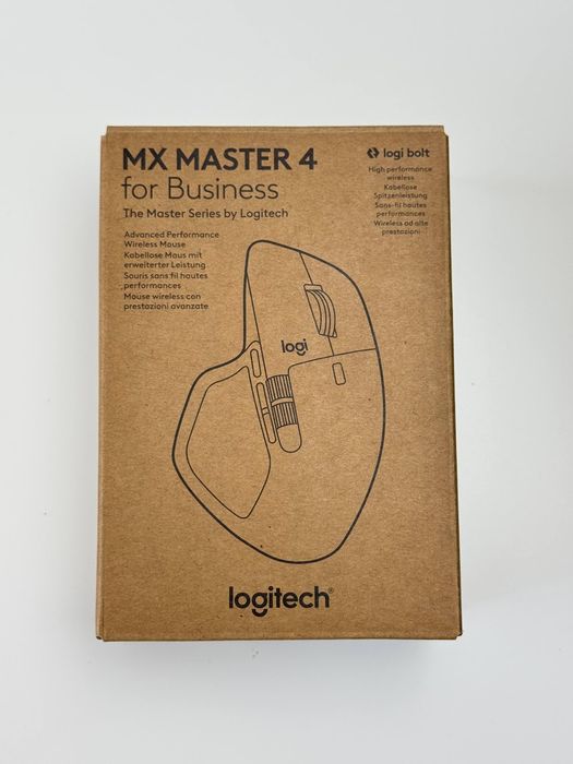 Бездротова лазерна миша Logitech MX Master 4 for Business Graphite - Bluetooth/USB-приймач, бічне коліщатко прокручування, підключення до 3 пристроїв