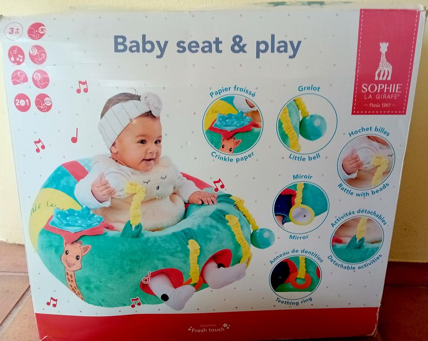 Almofada de actividades Sophie La Girafe - usado excelente estado